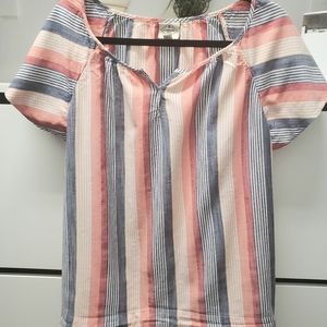 XL stripped blouse